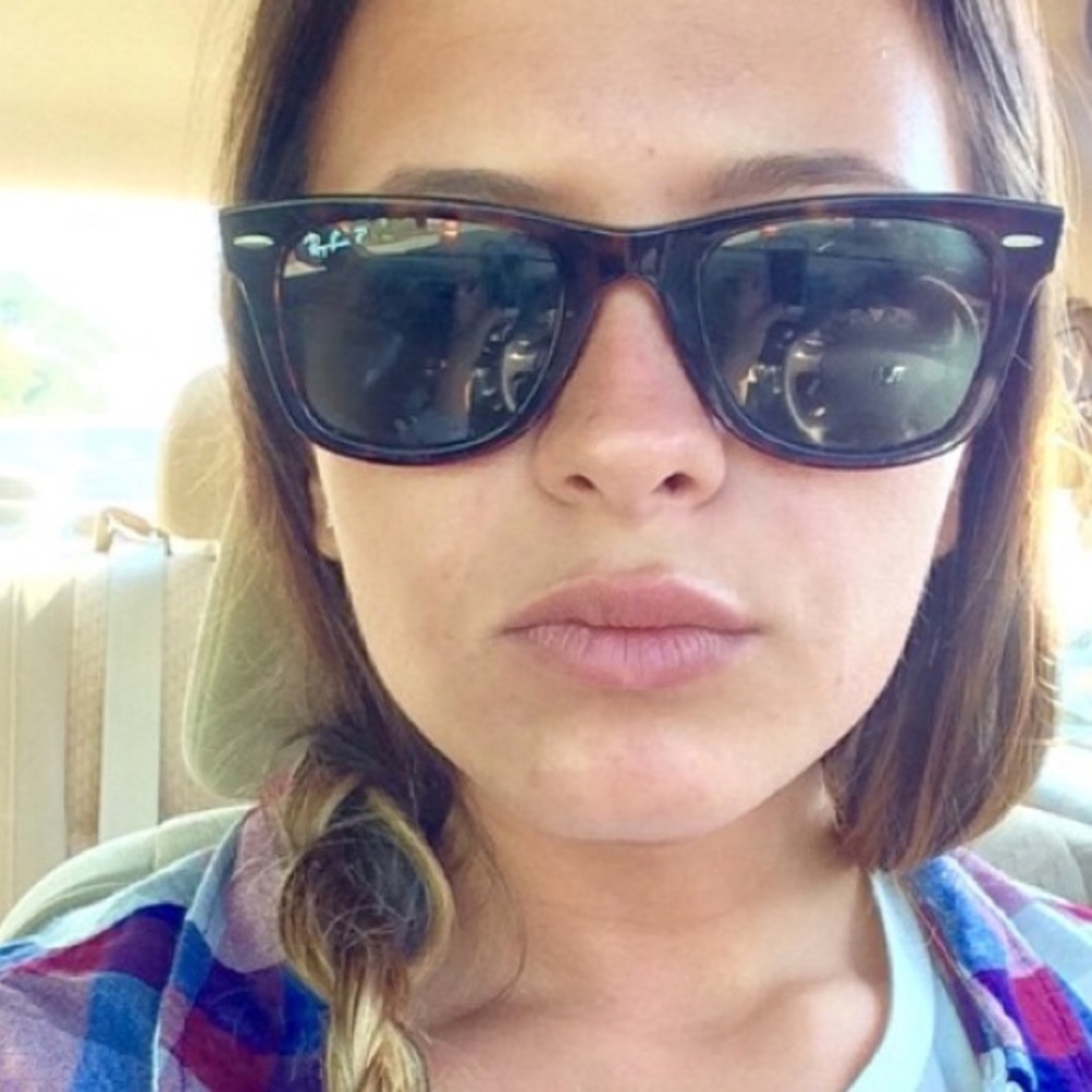 Turtlide shell polarized ray bans